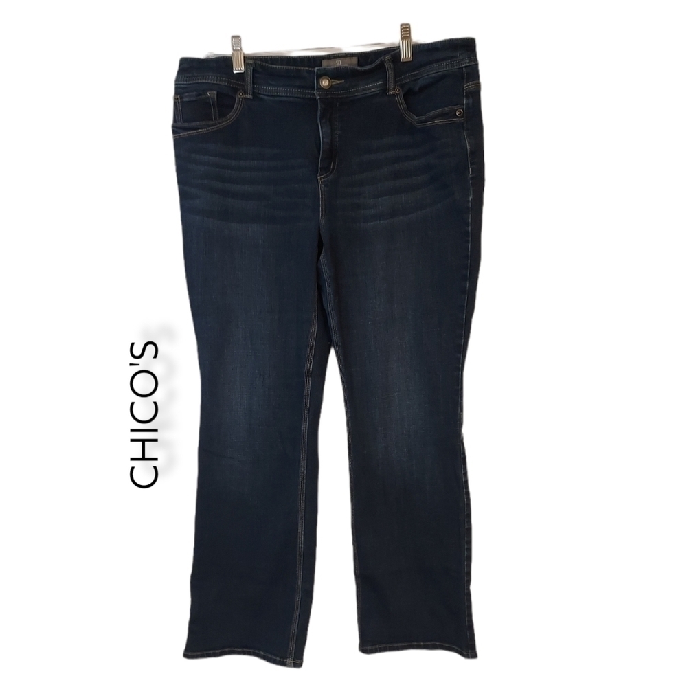 𝅺chico's so slimming jeans sz 2P